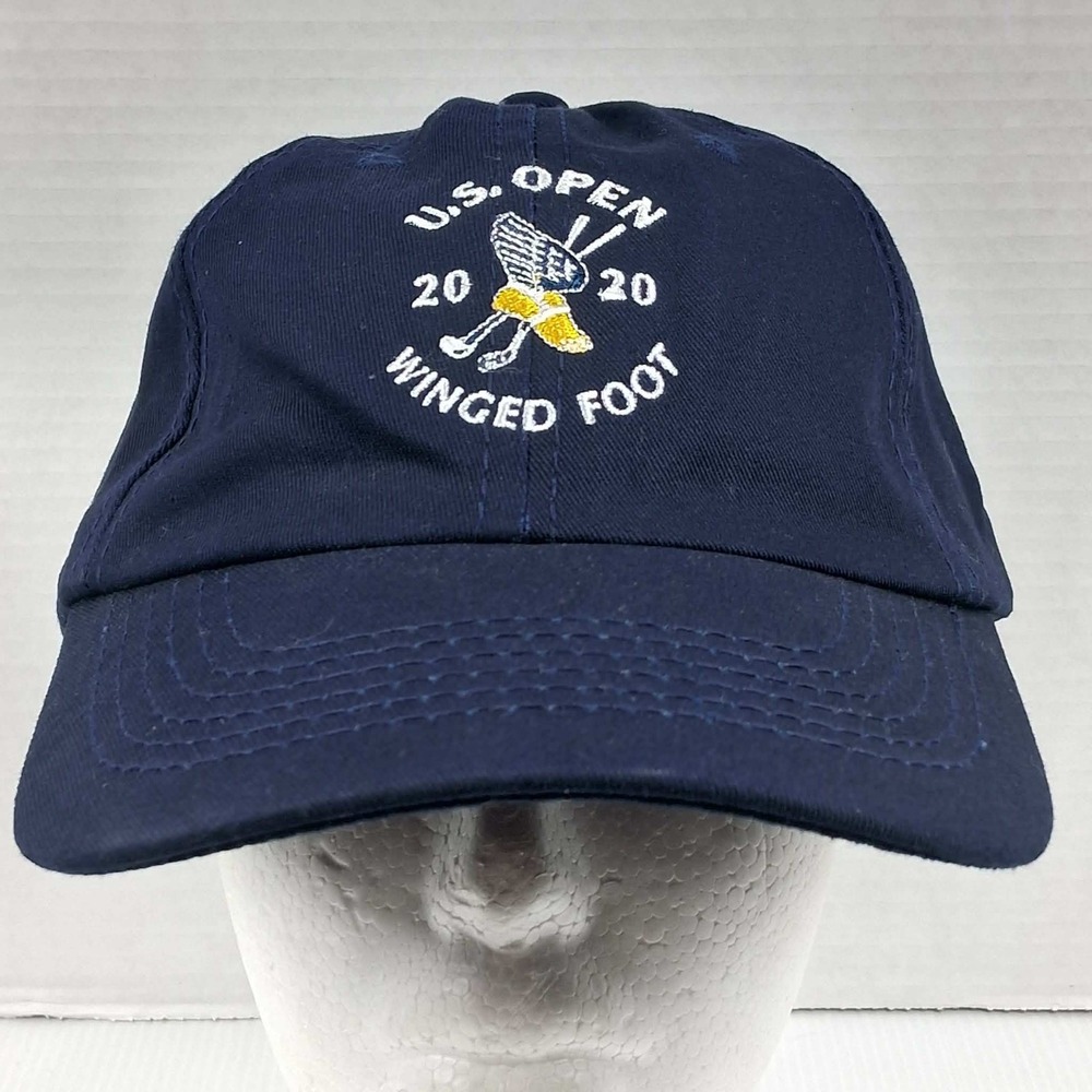 USGA 2020 US Open‎ Winged Foot Golf Hat Navy Blue Member Adjustable Baseball Cap
